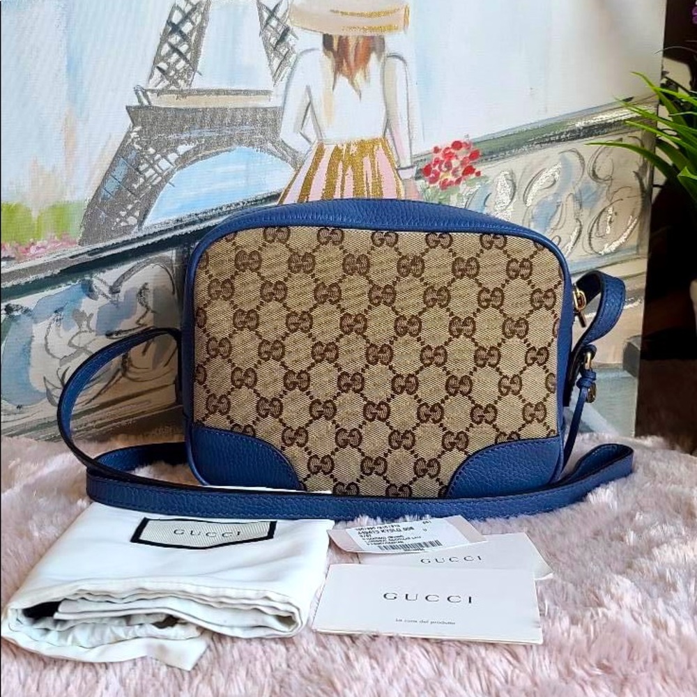 GUCCI Monogram Mini Bree Camera Bag